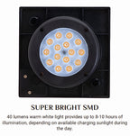 OmniRide Solar Powered Outdoor Floor Lamp - Automatic Woven Resin Wicker Garden Lantern, Waterproof Patio Lighting for Porch, Deck and Backyard Landscape Lighting (Large)