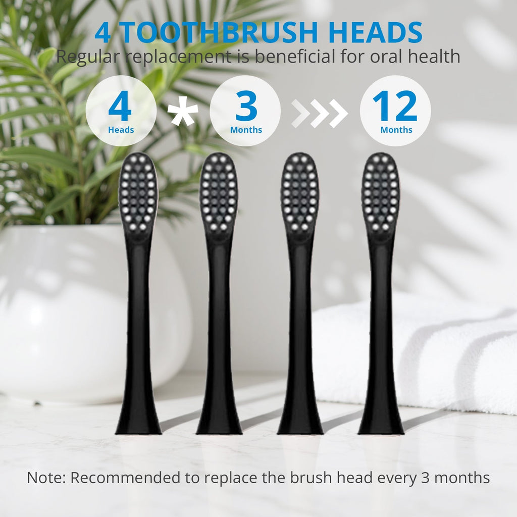 Powered Toothbrushes  USB Rechargeable Ultrasonic Tooth Brush, Smart Timer IPX7 Waterproof Cleaning Toothbrushes for Adults and Kids