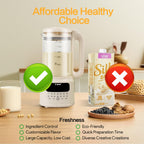 MyDepot 10 in 1 Nut Milk Maker
Affordable Healthy
Choice