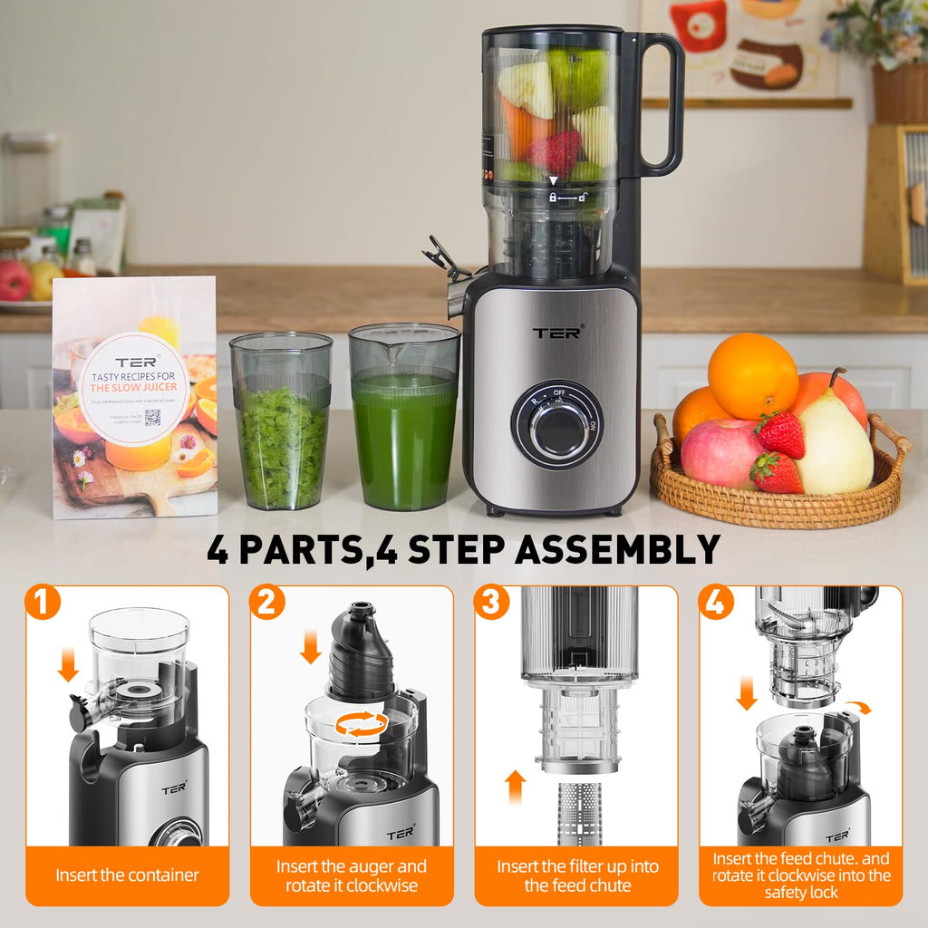 MyDepot Juicer Machines
4 PARTS,4 STEP ASSEMBLY