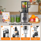 MyDepot Juicer Machines
4 PARTS,4 STEP ASSEMBLY